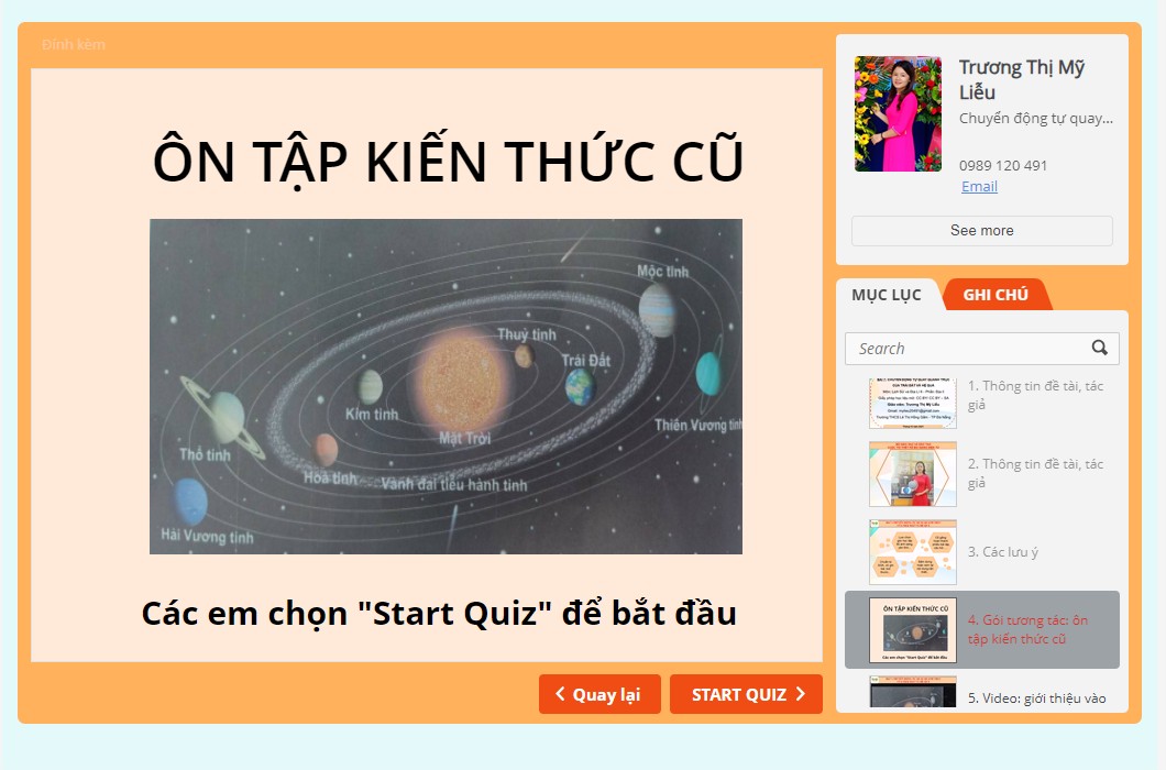 Chuyển động tự quay quanh trục của Trái Đất và hệ quả